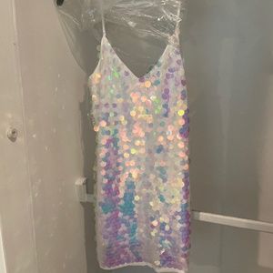 Iridescent Sequin Dress NWT